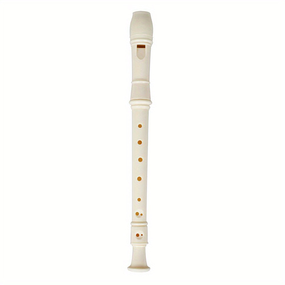 Beginners soprano recorder in G key with 8 holes, cleaning rod, made of ABS resin.