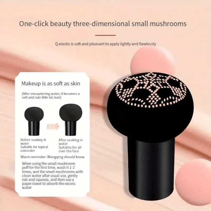 O-CaeL Beauty Cream: Mushroom Air Cushion Foundation for all Skin Types.