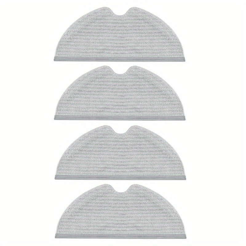 Set of 4 Mop Pads Suitable for Dreame F9, D9 Series, & L10 Pro Robot Vacuums - Long-lasting Fabric Floor Accessories