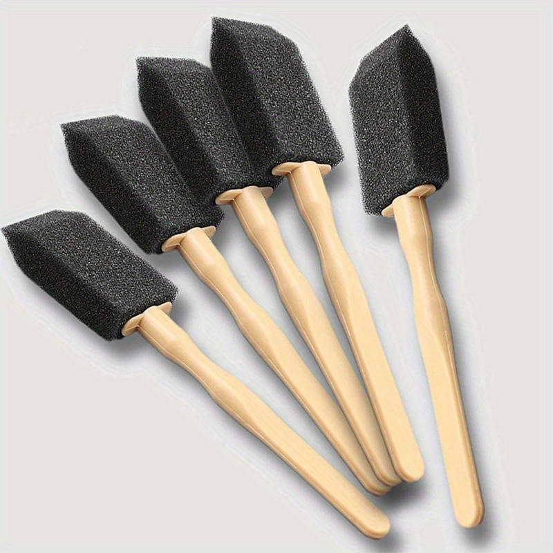 Set of 5 Polyurethane Brushes for Cleaning Car Vents, Interior Detailing Scrubbers for Auto, Dust Removal Tools for Vehicle Maintenance