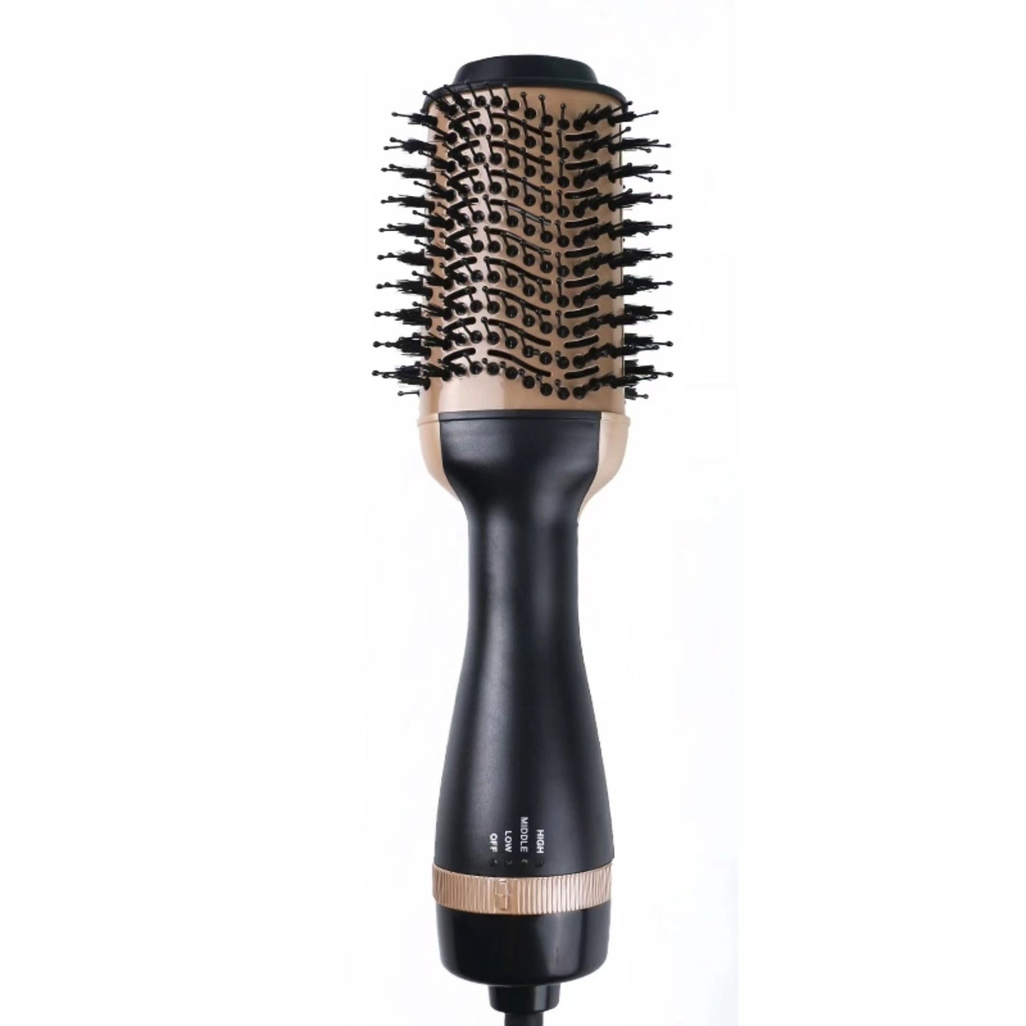 2-in-1 Hot Air Brush with Straightening Comb - Fast Styling, 1000W, Includes Storage Case - Ideal Gift for Women