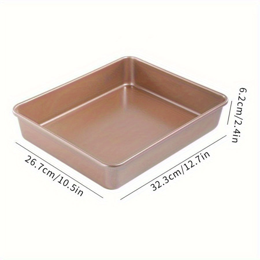 Single piece multi-purpose non-stick baking tray that is both durable and easy to clean. This deep baking tray is a versatile oven accessory, perfect for baking cookies, cakes, pizzas, and more.