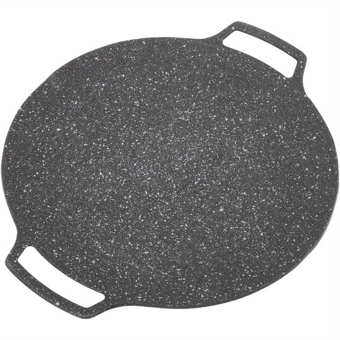 Eng ko'p sotiladigan yopishqoq dumaloq koreys gril panasi, tutqichi bilan, go'shtlar, pancake, qovurg'a uchun cast iron BBQ griddle - ko'p maqsadli pechka plitasi, 0.8mm qalin.