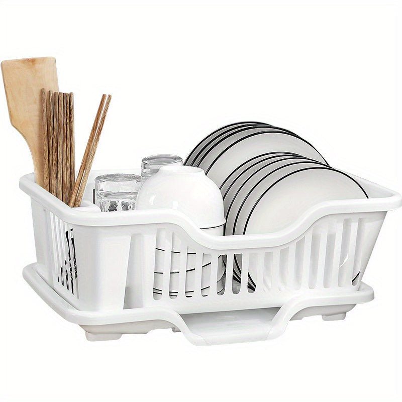 Make the most of your kitchen space with our spacious double-layer dish rack - simple to clean, and comes with handy organization accessories.