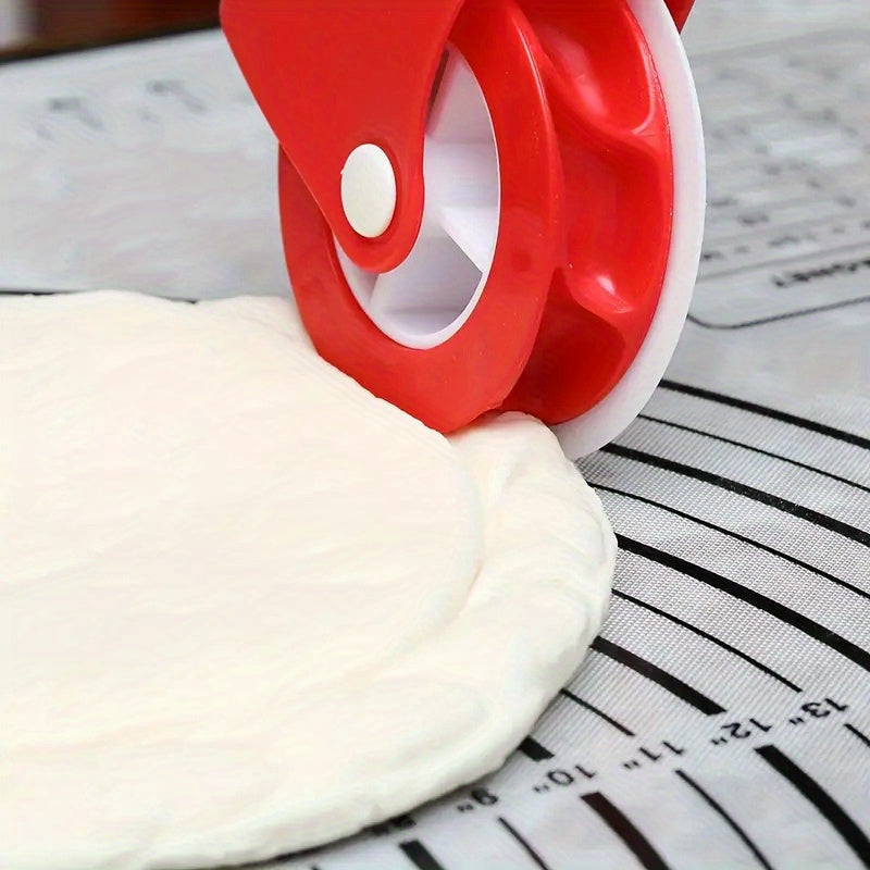 Handy pastry wheel for perfect crusts and dough, ideal for baking fans.