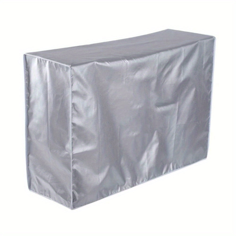 Protect your outdoor AC unit with our waterproof and dustproof air conditioner cover. Made with UV protective material, this sunscreen case comes with a tie rope for secure installation. No electricity is needed, making it a cost-effective solution for