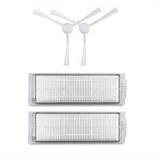 Replacement HEPA filter consumables for the Xiaomi Mijia Robot Vacuum Mop Pro LDS STYTJ02YM, including 4 pieces of filter side brushes.