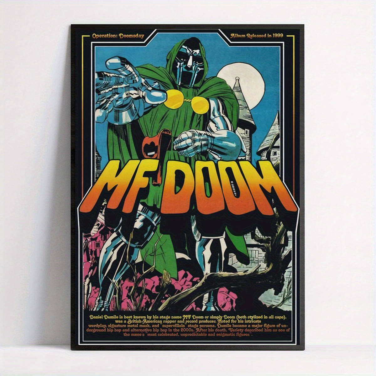 Doomsday Hip-Hop Album Poster for Vintage & Modern Wall Decor in Living Room, Bedroom, Home Office