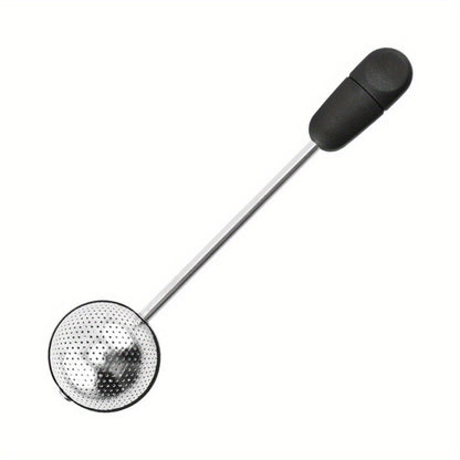 Stainless Steel Tea Infuser Tea Strainer with Long Handle - Fine Mesh for Loose Leaf Green Tea - Ideal for Mug and Teapot - Reusable and Convenient - Perfect for Easter, Valentine's Day, and Springtime