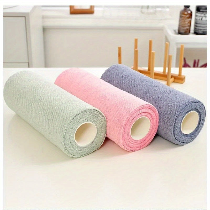 1 pack of 20 ultra-fine fiber towels that are reusable for cleaning and wiping various surfaces in the household kitchen, including dishwashing cloths and paper towels.