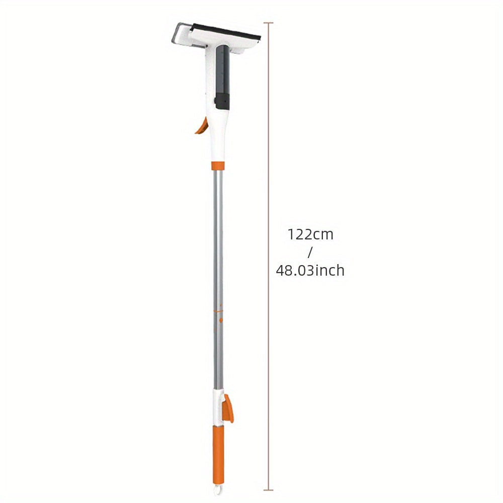 Household Cleaning Tool: Window Spray Mop with Glass Wiper, Silicone Scraper, and Floor Cleaner - Multifunctional Window Cleaner