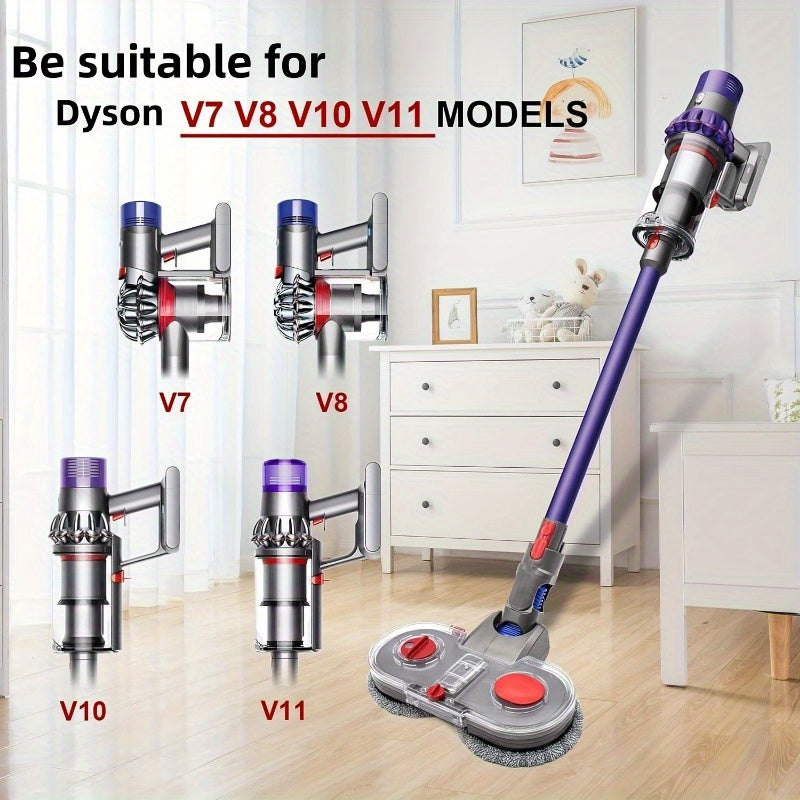 Get 6 pieces of premium fabric mop pads designed for Dyson Vacuum Cleaners. These pads are compatible with V7, V8, V10, and V11 models, and come with a gap attachment for improved floor care.