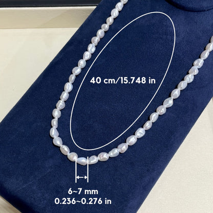 Stylish Freshwater Pearl Necklace - Ideal for Events and Holidays, Versatile Women's Fashion Accessory for Any Occasion