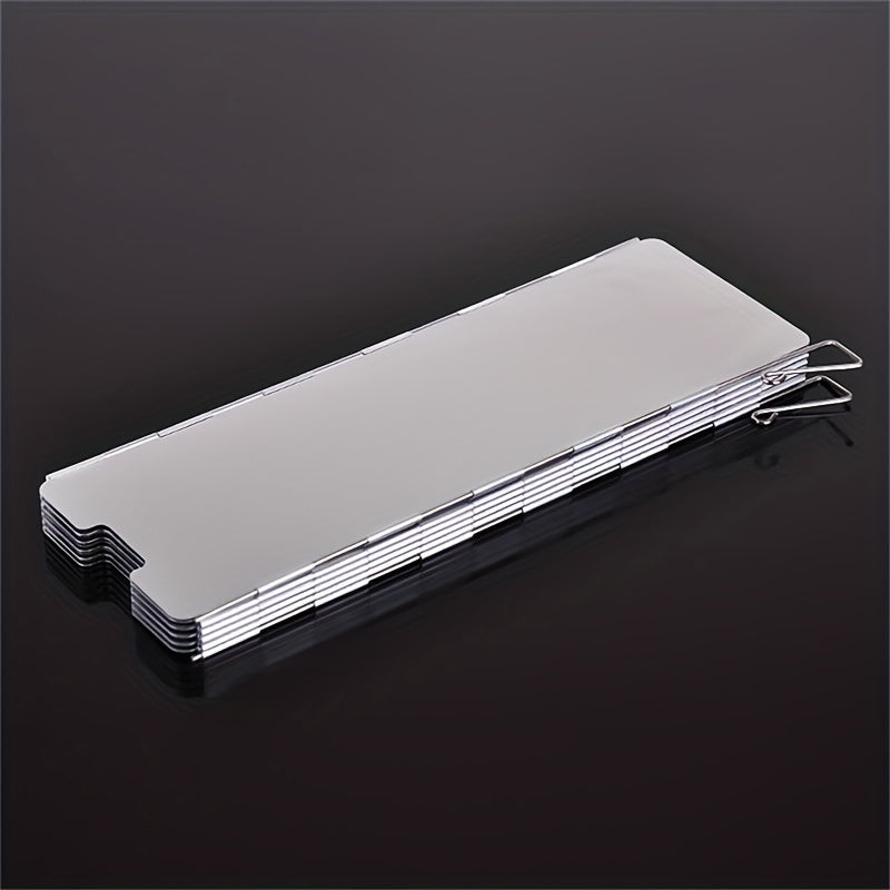 Wind Deflector for Camping Stove - Lightweight Aluminum Alloy, Ideal for Outdoor Cooking, Choose from 2 Different Models