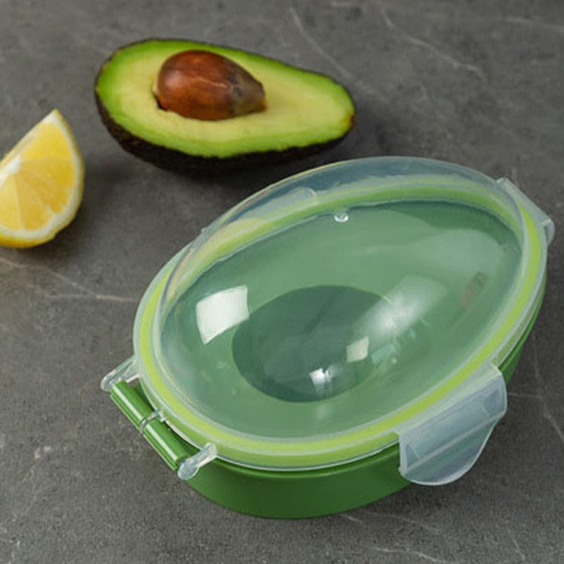 1 piece of Avocado Saver - a Kitchen Food Storage Box that helps save space and keeps your avocados fresh. This container is perfect for organizing vegetables and other kitchen supplies.