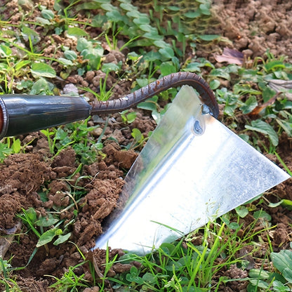 Metall bogʻ choʻpini qoʻl bilan begona oʻtlarni tozalash, yerni qayta ishlash va ekinlarni parvarishlash uchun; uy bogʻdorchiligi va elektr energiyasiz fermerlik ishlari uchun mos, mustahkam va ergonomik dizayn.