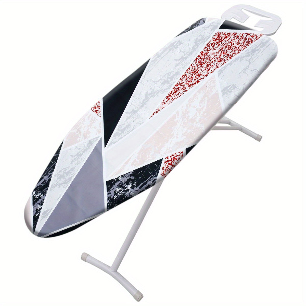 Ironing Board Cover made of 100% Cotton, size 139.7x50.8 cm, Resistant to Scorching, Elasticized Edges for Adjustability, Perfect for Home and Hotel Use.