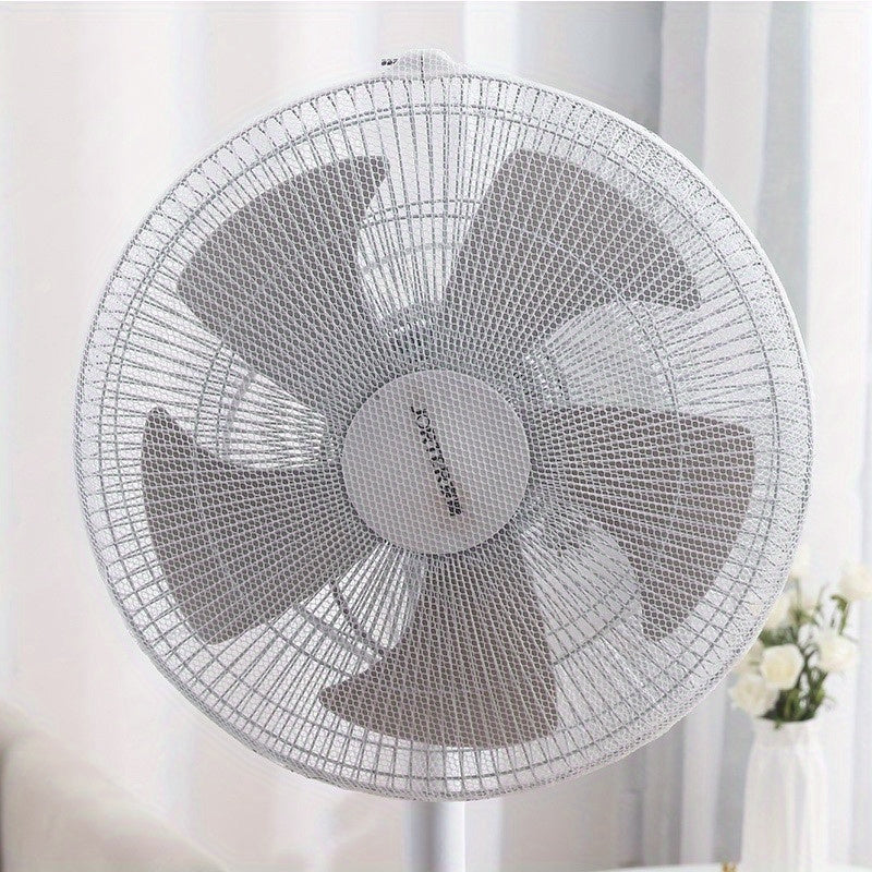 One Cartoon Fan Dust Cover for Protection, Finger Safety Net for Round Floor Fan in Home and Business, Mesh Fan Guard for Safety and Protection, Household Appliance Accessory