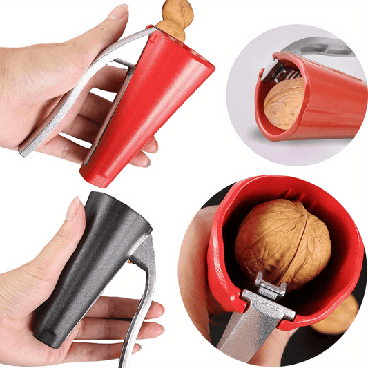 Sturdy Nut Cracker Tool with Versatile Uses - Made with Long-Lasting Alloy, Mess-Free Design for Crackling Chestnuts and Beyond - Essential Kitchen Accessory for Home Cooks, Chefs, and Mobile Eateries