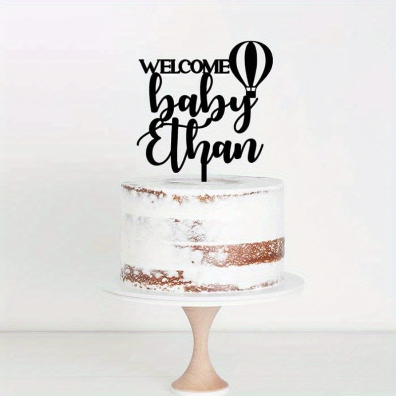 Personalized Acrylic Cake Topper - Ideal for Birthday Celebrations & Sweet Displays, Distinctive Present Option