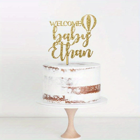 Personalized Acrylic Cake Topper - Ideal for Birthday Celebrations & Sweet Displays, Distinctive Present Option