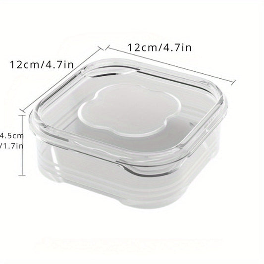 Stackable Food Storage Containers with Lids Set of 5 - Leakproof, Reusable Plastic Boxes for Meat, Fruits & Vegetables - Ideal for Organizing Kitchen and Preserving Food in the Freezer