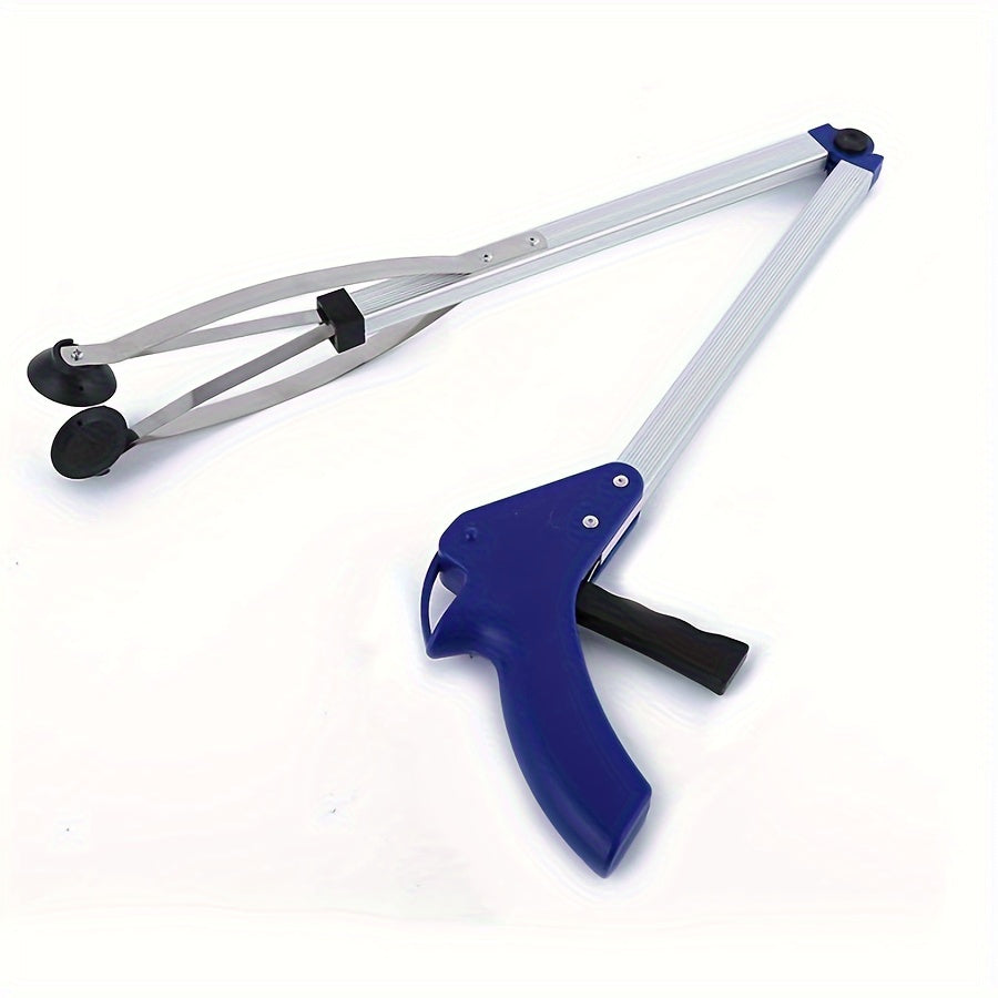 Grab litter effortlessly with the Aluminum Alloy Foldable Grabber Tool, your ultimate outdoor cleaning accessory. This garbage clip makes picking up trash a breeze and is a must-have in your cleaning supplies arsenal.