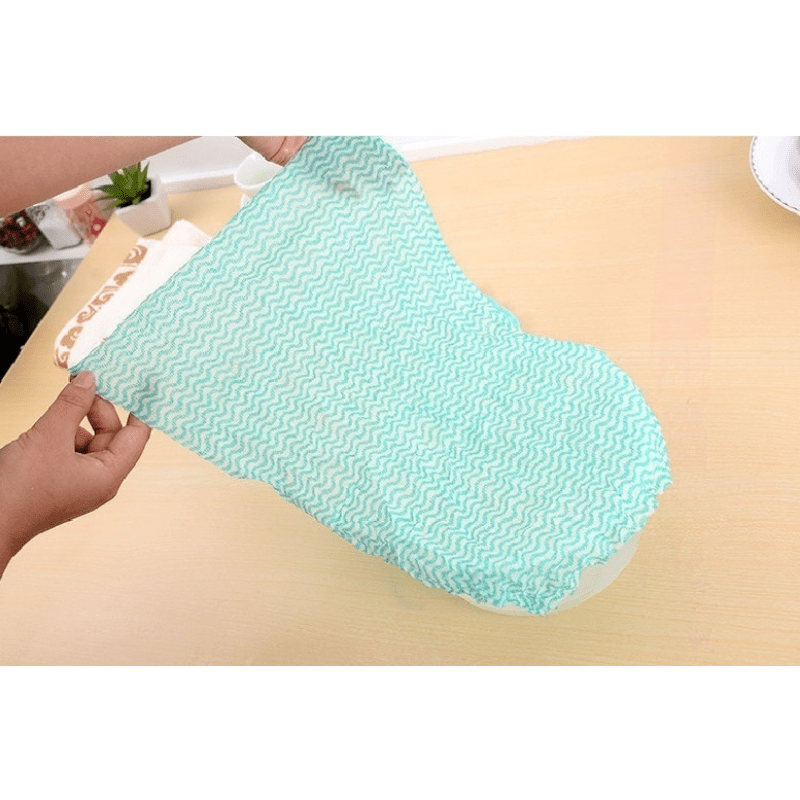 10 pieces of 100% cotton compressed washcloths with a lightweight, woven towel set featuring a polka dot design, character theme. Portable and quick expandable oblong shape for travel and home use.