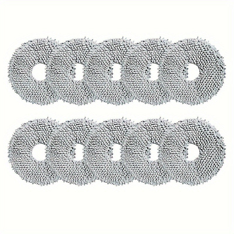 Mop Pad Set of 10 for Dreame L10s Ultra & L10 Robot Vacuums - Enhance Your Wet Floor Cleaning Experience