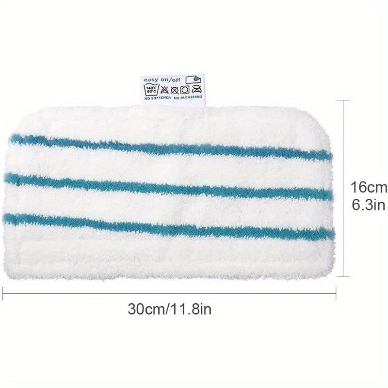 Washable Microfiber and Nylon Steam Mop Cleaning Pads - 5-Pack set for Black+Decker Steam Mops SM1600, SM1610, SM1620, SM1630, SMH1621, HSMC1300FX, HSMC1321, HSMC1361SG - Compatible with Cloth Floor Attachment Vacuum Accessories