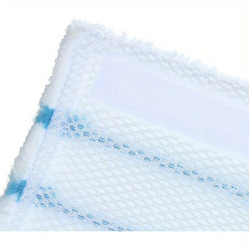 3-Pack of reusable microfiber dusting pads designed for use with BLACK+DECKER Steam Mop models FSM1610 and FSM1630. These cloth mop refill accessories can also be used as vacuum attachments.