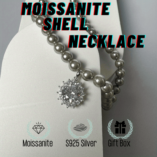 Stylish 925 Sterling Silver Necklace featuring an Adjustable Chain and Stunning Moissanite Pendant - Great for Both Daily Wear and Special Events, A Wonderful Valentine's Day or Anniversary Present for Women