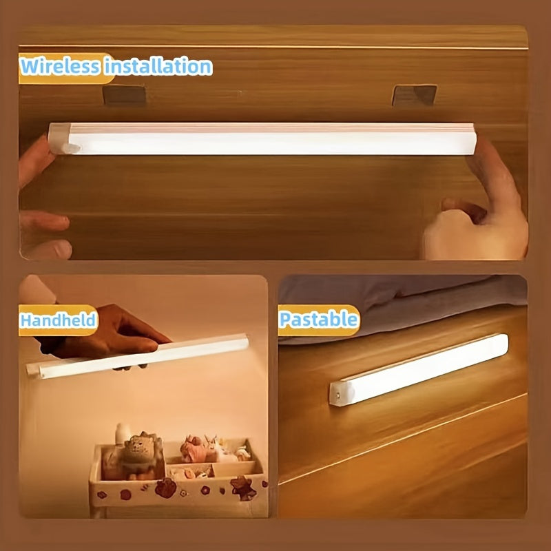 USB Rechargeable Led Motion Sensor Light - Magnetic, Adjustable for Wardrobes, Cabinets & More