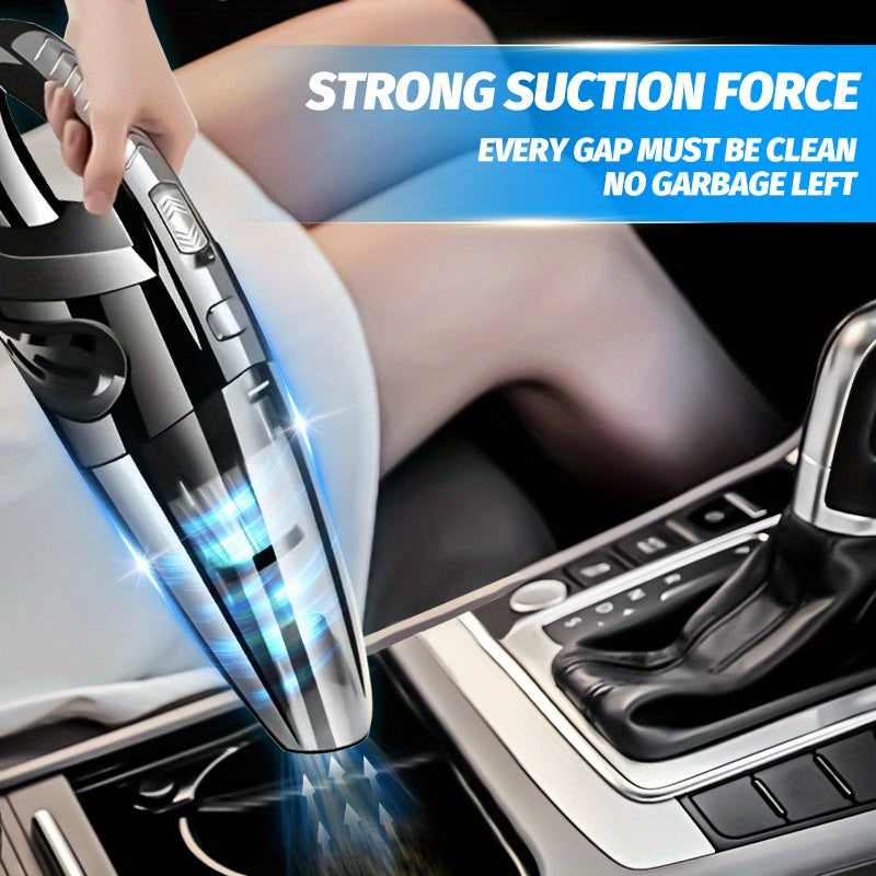 One piece of USB charging wireless portable vacuum cleaner. This cordless vacuum cleaner comes equipped with various accessories, making it suitable for use in the household, car, office, and outdoor spaces. It is a multifunctional handheld vacuum