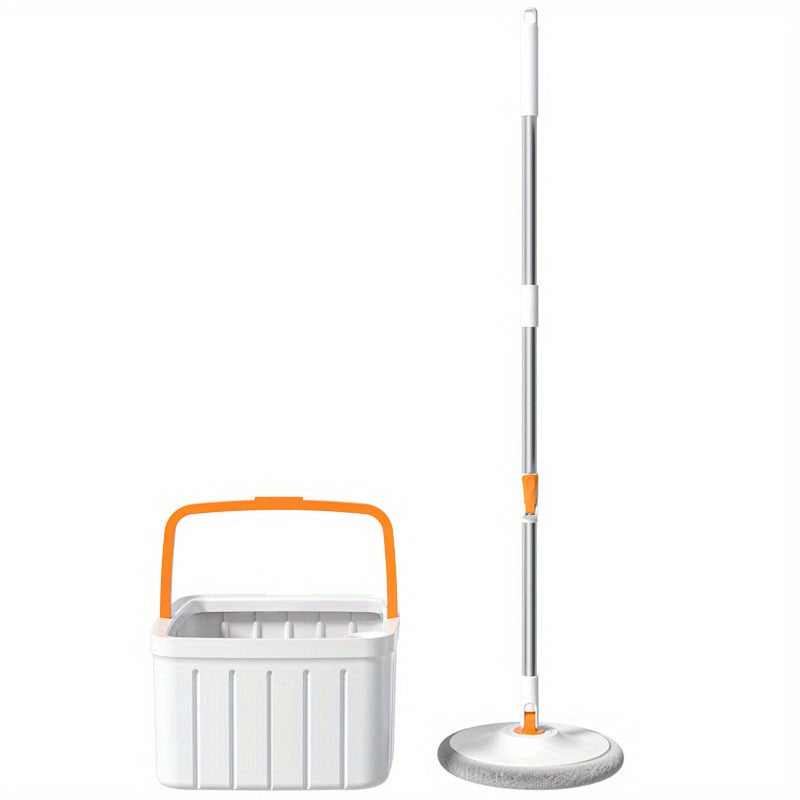 The Ultimate Cleaning Solution for Home, Kitchen, Bathroom, and More: Ergonomic 360° Swivel Mop and Bucket Set