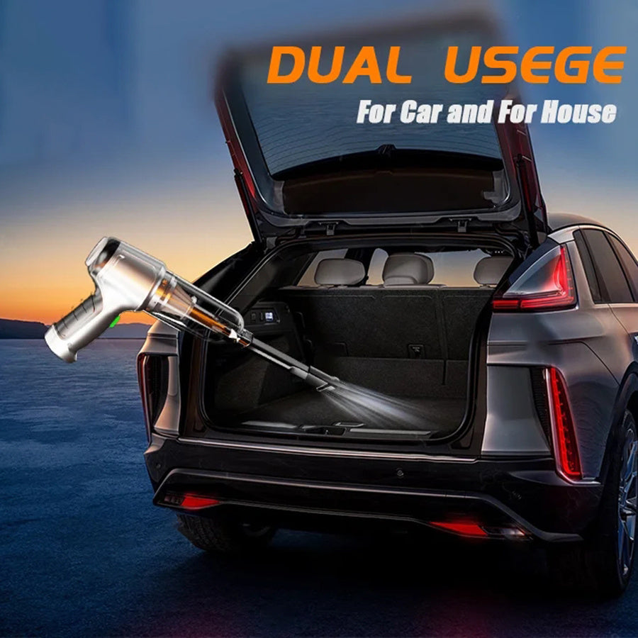 Introducing the Suitu Multifunctional Wireless Car Vacuum Cleaner: A Handy Cordless Vacuum for Your Car and Home, Featuring Dual-Purpose Functionality, Strong Suction Power, Long-Lasting Rechargeable Battery, Convenient USB Charging, and a Washable Cloth