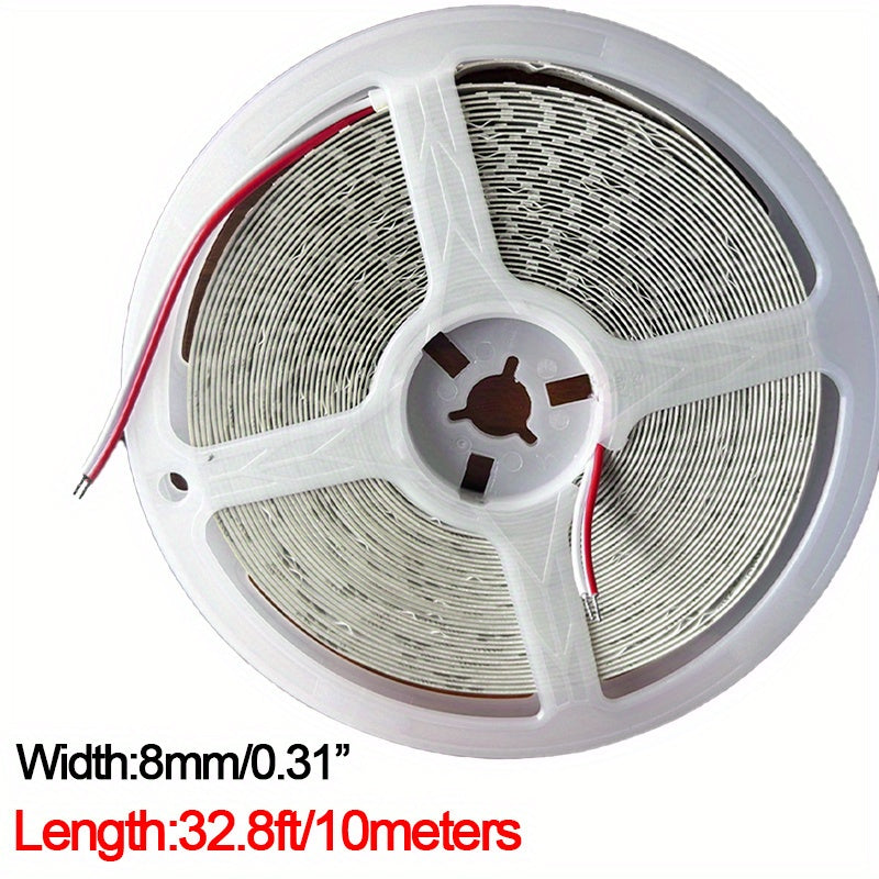 10 meters of 24V LED SMT light strips with options for warm white, natural light, or cold white. Perfect for adding soft, beautiful lighting to various areas in your home such as the living