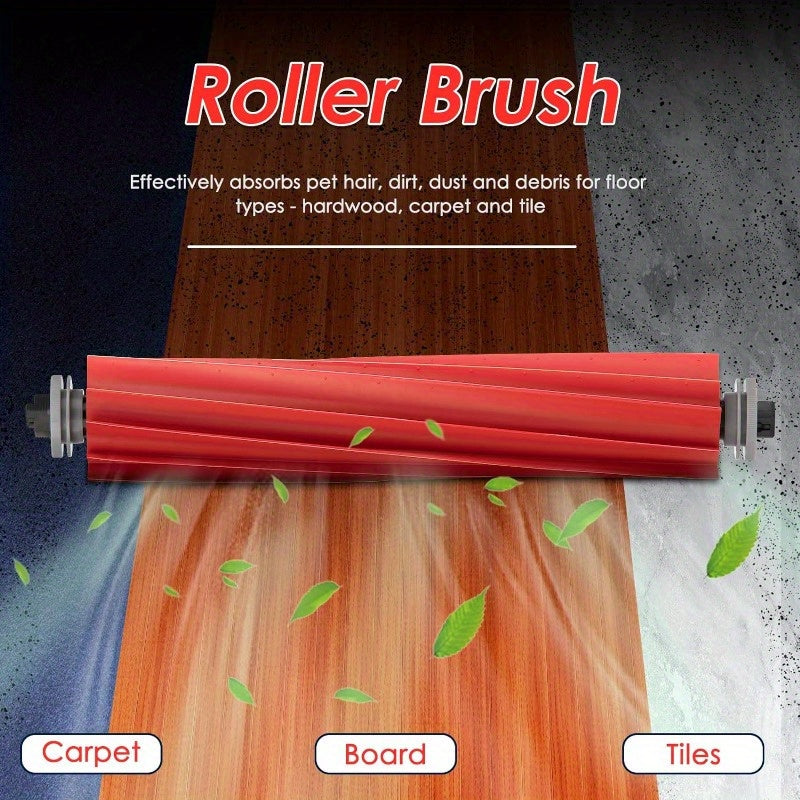 Set of 3 Roller Brushes, Main Brush Compatible with Roborock S7 S7+ S7 MaxV S7 MaxV Plus S7 MaxV Ultra Q7 Q7+ Q7 Max Q7 Max+ Q5+ Q5 Q Revo - Replacement Parts Accessory Kit for Cleaning Tools