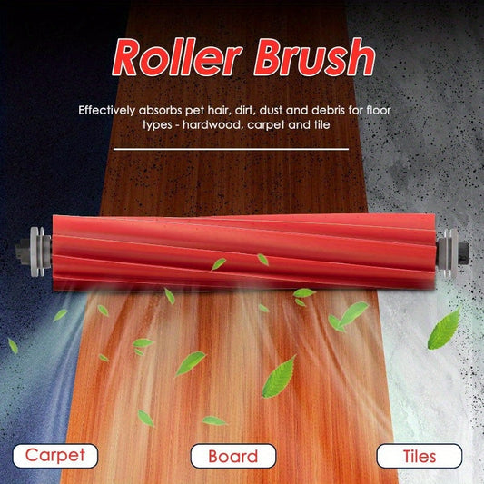 Set of 3 Roller Brushes, Main Brush Compatible with Roborock S7 S7+ S7 MaxV S7 MaxV Plus S7 MaxV Ultra Q7 Q7+ Q7 Max Q7 Max+ Q5+ Q5 Q Revo - Replacement Parts Accessory Kit for Cleaning Tools