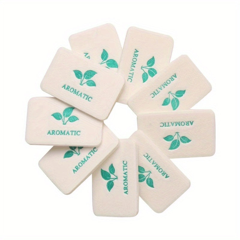 20 Jasmine fragrance tablets for use as wardrobe perfume, bathroom diffuser, or solid aromatic pendants.