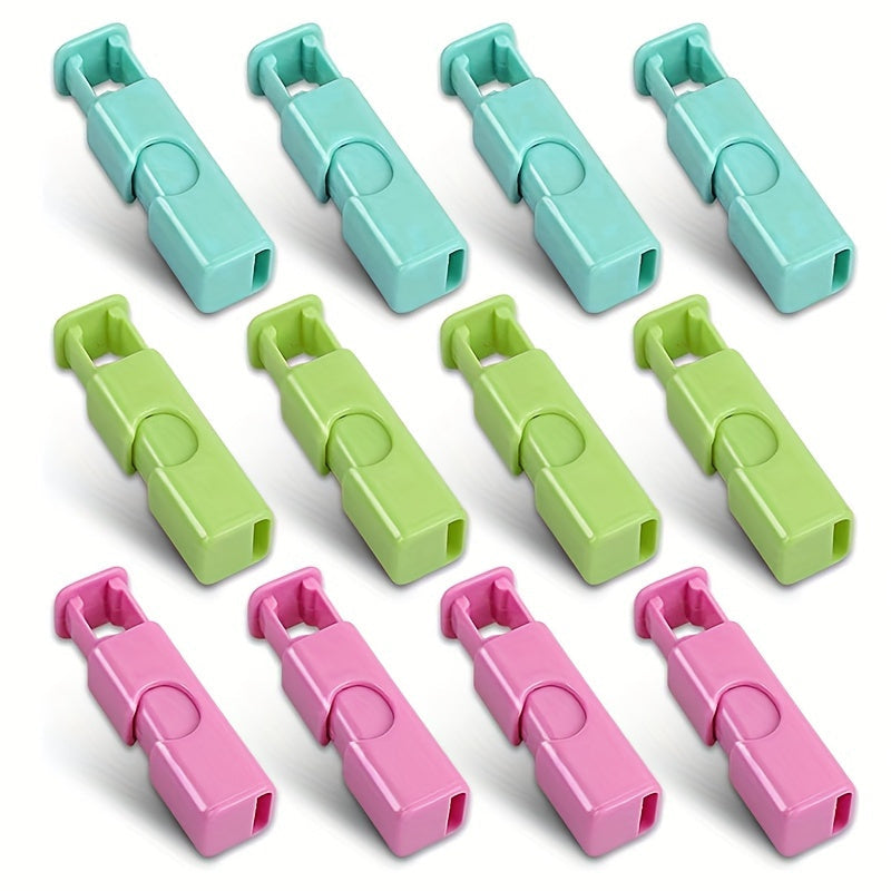 Set of 12 Bread Clips: Bagel and Sealing Locks for Easy Closure, Ideal for Various Bags in the Kitchen