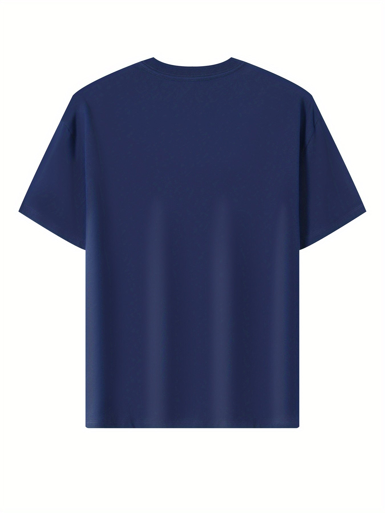 Men's 100% cotton solid T-shirt for casual summer wear.