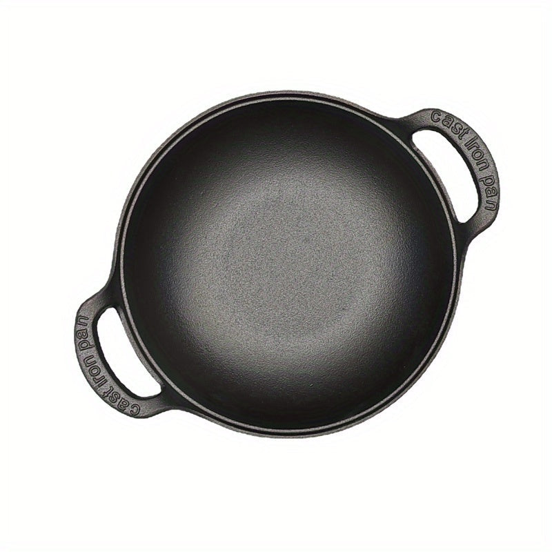 Traditional Japanese Style Cast Iron Stew Pot with Lid - Non-Stick, Uncoated, Thickened for Longevity - Ideal for Nutritious Family Meals