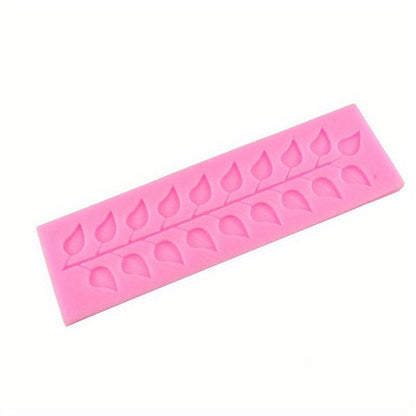 The Premium Silicone Lace Leaf Mold is perfect for creating intricate fondant and chocolate designs. This versatile cake decorating tool is lead-free and heat resistant, able to withstand temperatures from -40°C to 230°C.