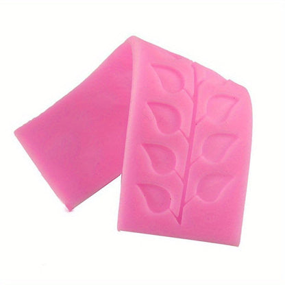 The Premium Silicone Lace Leaf Mold is perfect for creating intricate fondant and chocolate designs. This versatile cake decorating tool is lead-free and heat resistant, able to withstand temperatures from -40°C to 230°C.