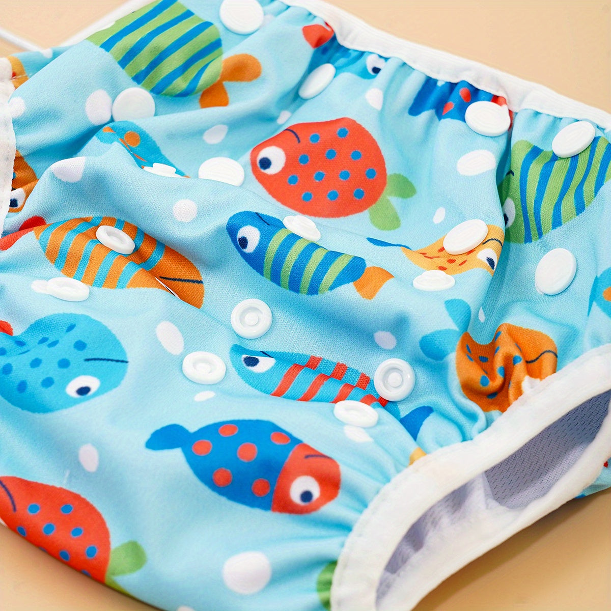 1 Piece of Happyflute Summer Baby Reusable Swimming Diapers: Waterproof Training Pants for Baby Swimming