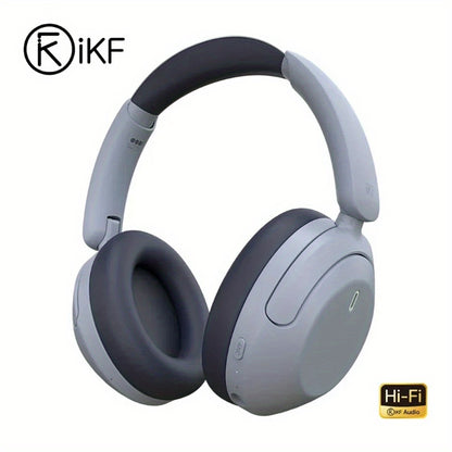 iKF-T3 wireless headphones feature active noise cancellation, waterproof design, app control, and a long-lasting battery for adults.