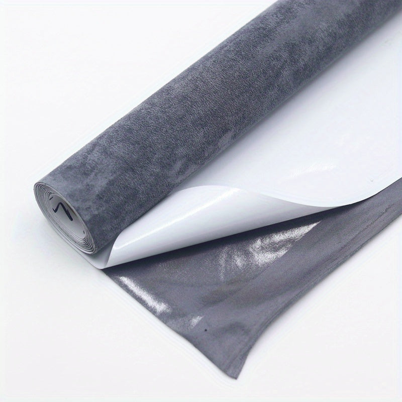 30.48cm x 149.86cm self-adhesive microfiber fabric wrap for car interiors, headliners, and more - easy install, waterproof, and fits well