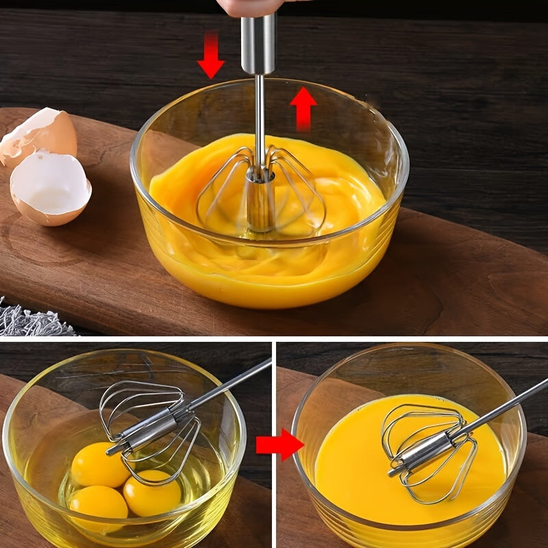 One-piece Hand-Held Mixer for Cream, Eggs, and More - Simplifies Baking and Cooking Tasks