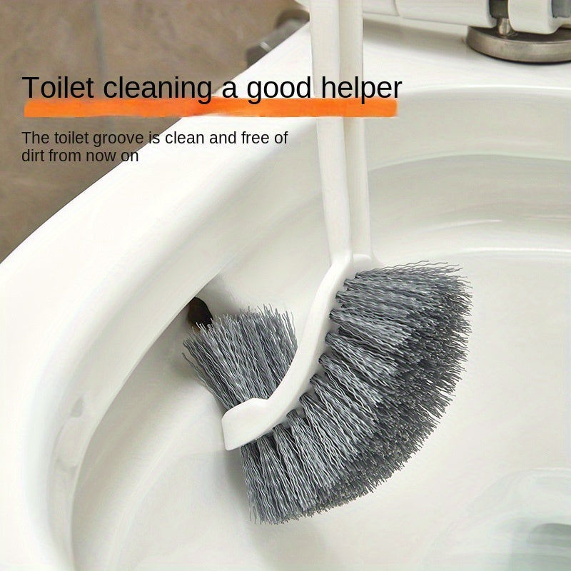 The Scandinavian Double-sided Toilet Brush is designed for home use, featuring no dead corners or gaps for thorough cleaning. This wall-mounted toilet brush is suitable for all your bathroom cleaning needs.